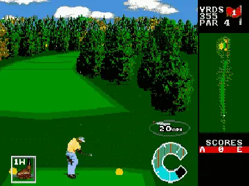 World Class Leaderboard Golf (USA) screen shot game playing